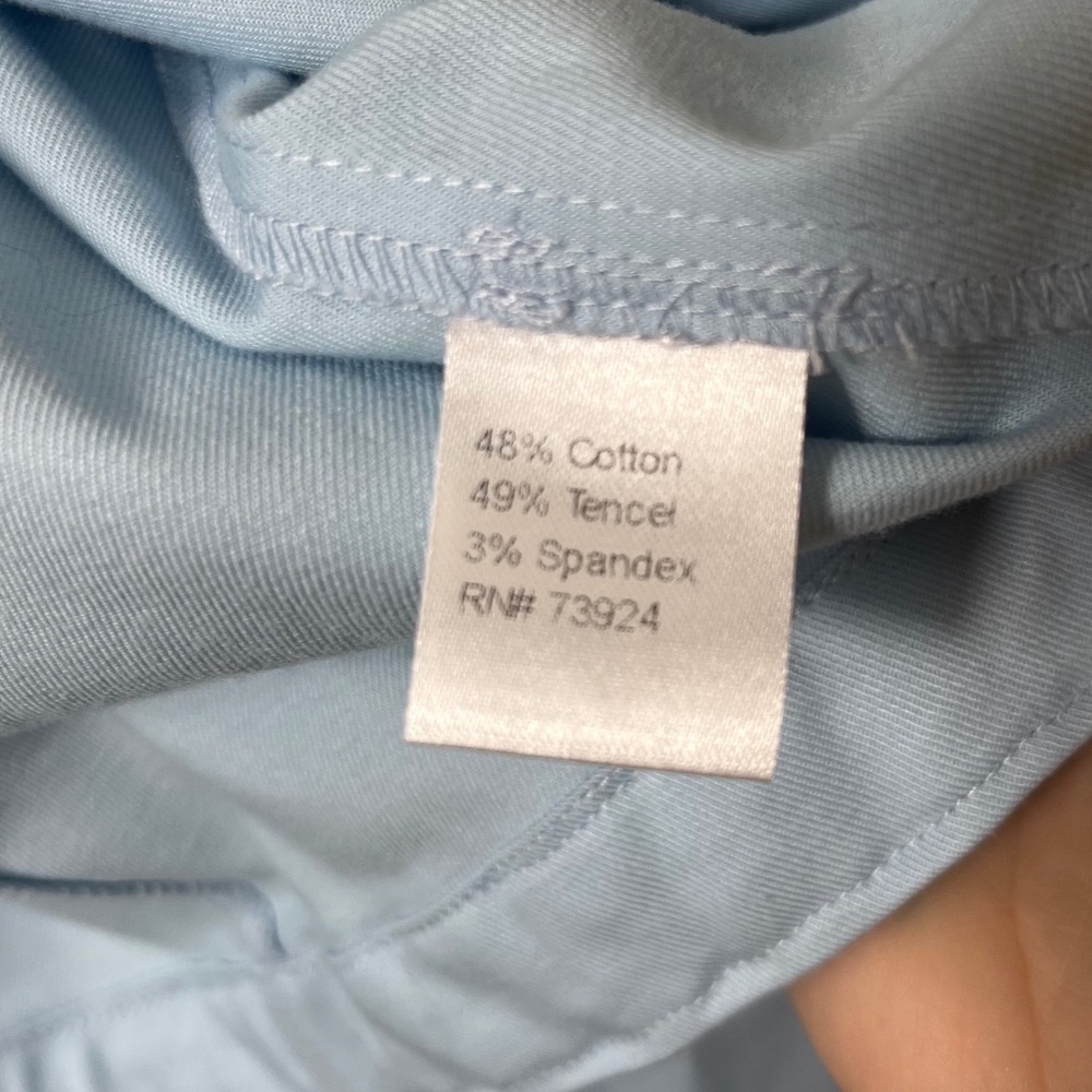 Ming Wang Womens Light Blue Braided Trim‎ Open Front Jacket Size L Professional - Picture 11 of 12